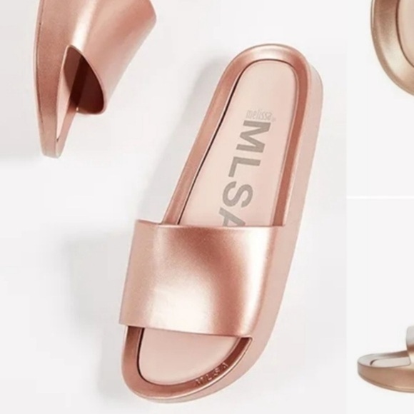 Melissa MlSA Beach slide sandal rose gold - Picture 1 of 5